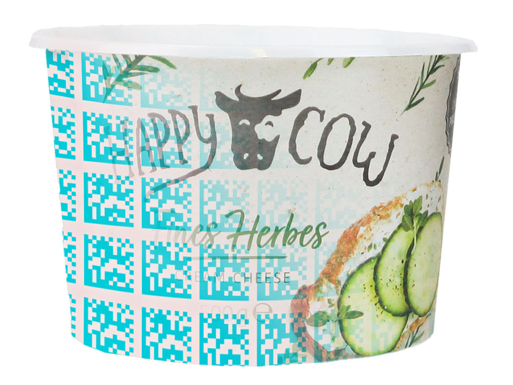 Plastic Packaging Pot with digital watermark, Berry Project